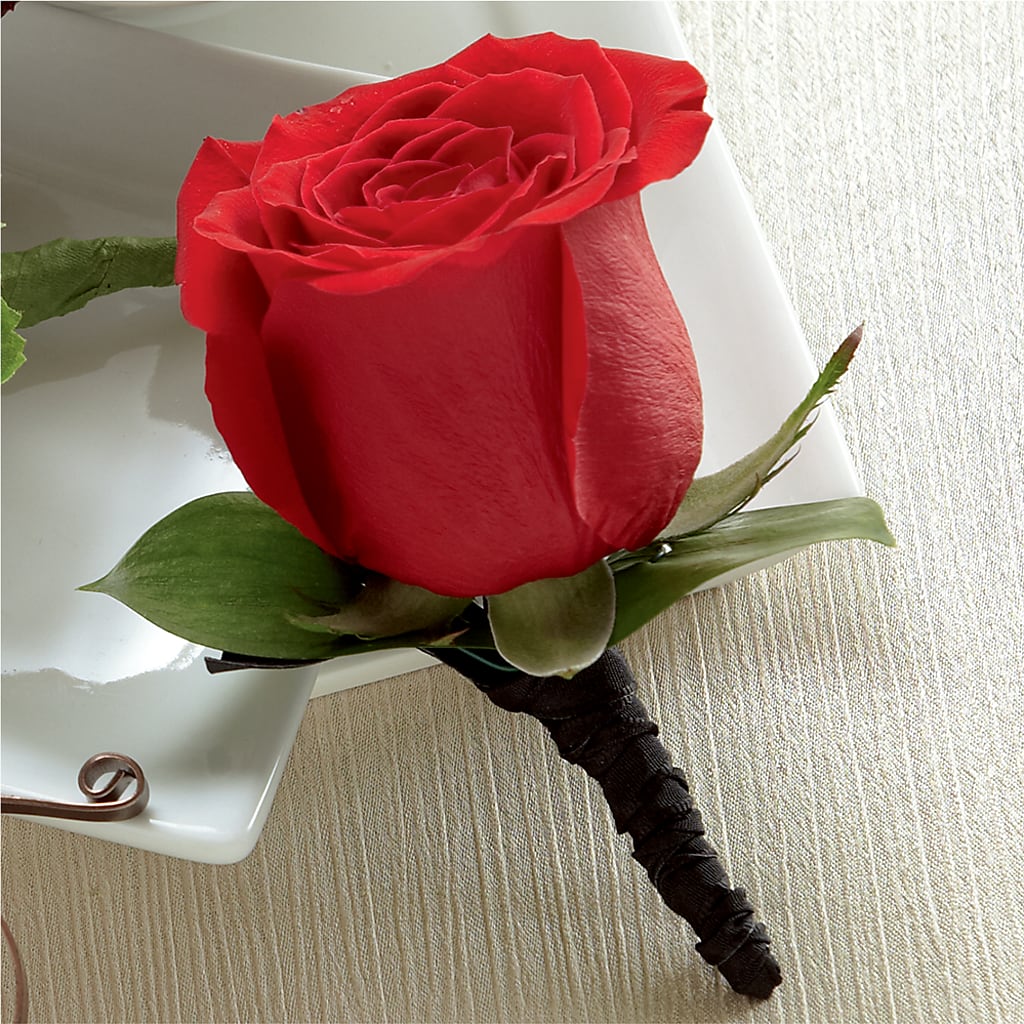 Red Rose Boutonniere – Blossom Street Florist, Lauderhill FL