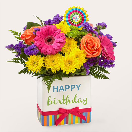 Birthday Brights Bouquet –  Blossom Street Florist, Lauderhill FL