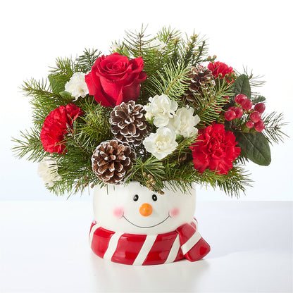 Jolly Snowman Bouquet –  Blossom Street Florist, Lauderhill FL