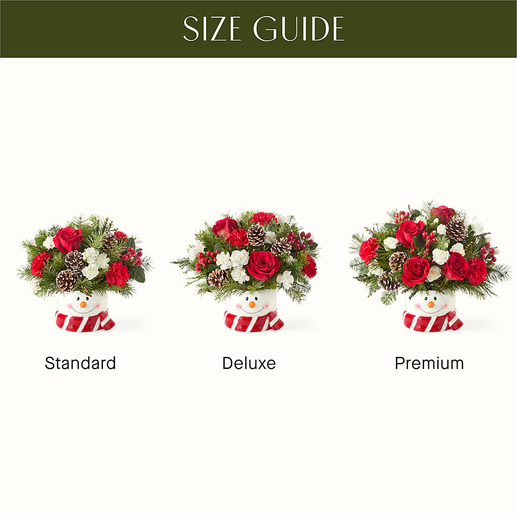 Jolly Snowman Bouquet –  Blossom Street Florist, Lauderhill FL