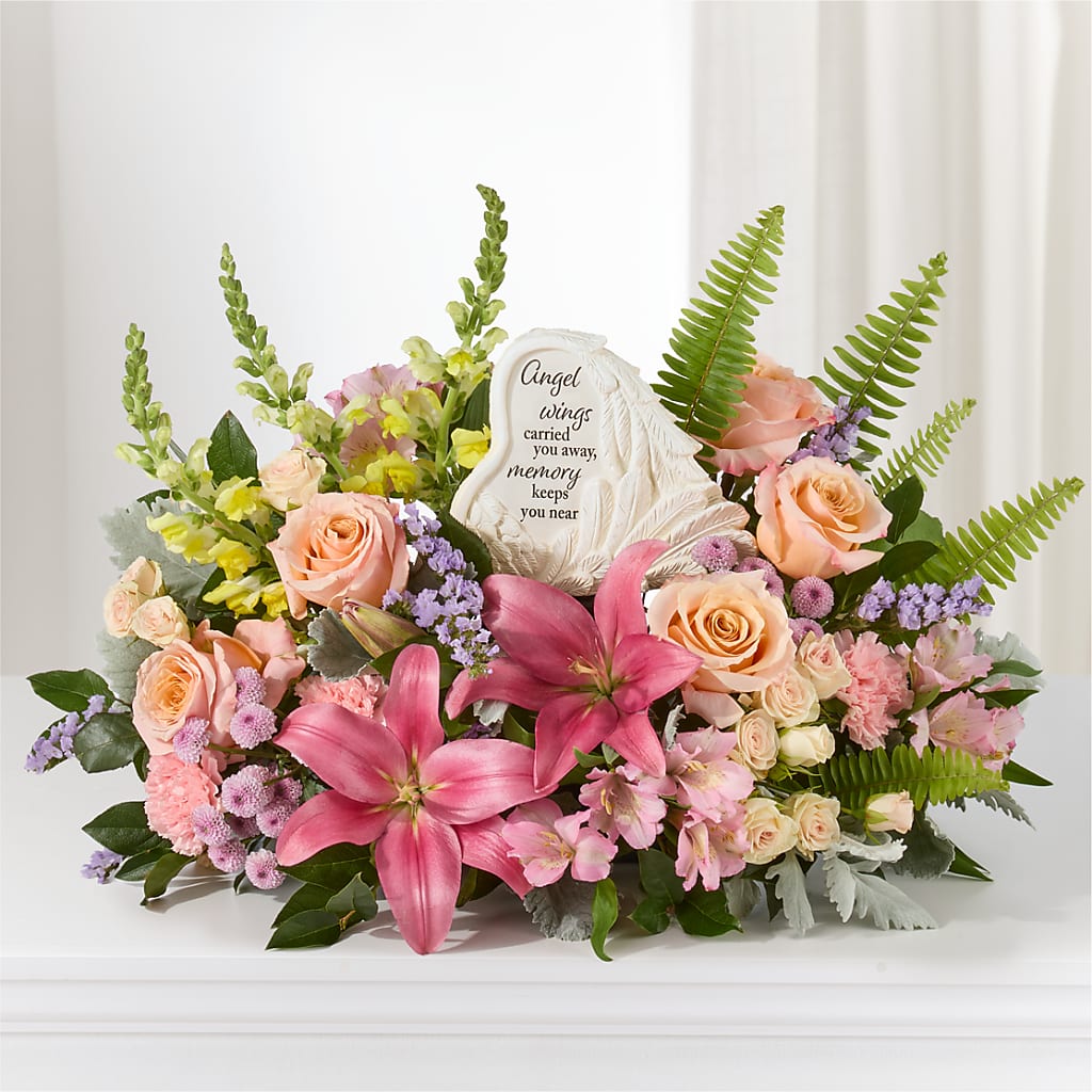 Gentle Light Arrangement –  Blossom Street Florist, Lauderhill FL