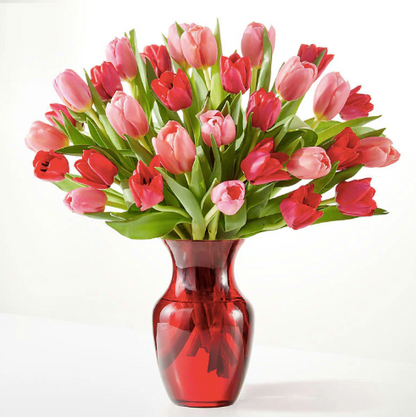 Crushing on You Tulip Bouquet –  Blossom Street Florist, Lauderhill FL
