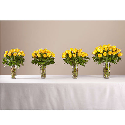 Long Stem Yellow Rose Bouquet –  Blossom Street Florist, Lauderhill FL