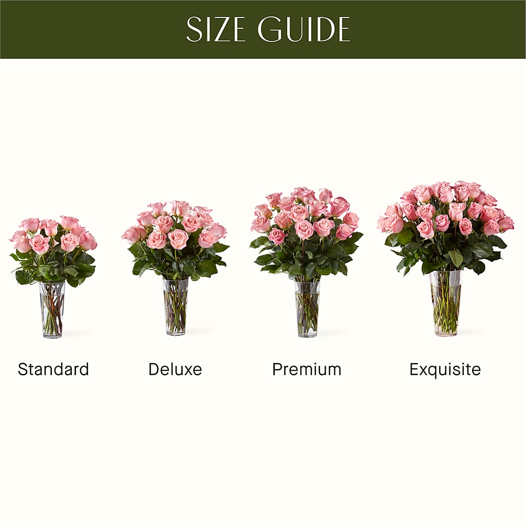 Long Stem Pink Rose Bouquet –  Blossom Street Florist, Lauderhill FL