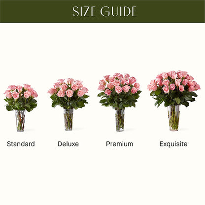Long Stem Pink Rose Bouquet –  Blossom Street Florist, Lauderhill FL