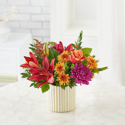 Burgundy Landscape Bouquet –  Blossom Street Florist, Lauderhill FL