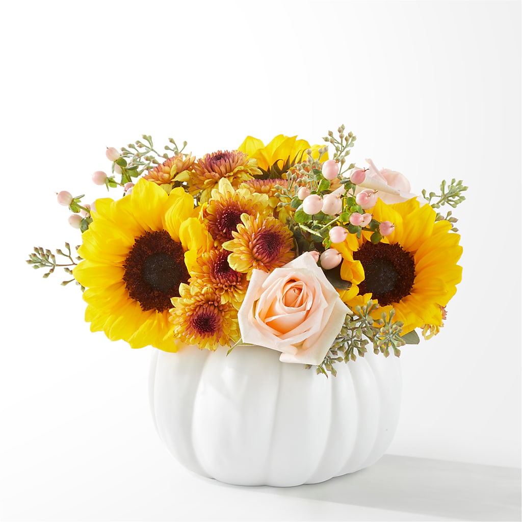 Pumpkin to Talk About Bouquet –  Blossom Street Florist, Lauderhill FL