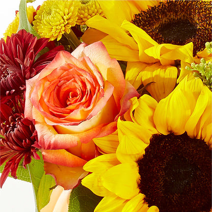 Golden Gourd Pumpkin Bouquet –  Blossom Street Florist, Lauderhill FL