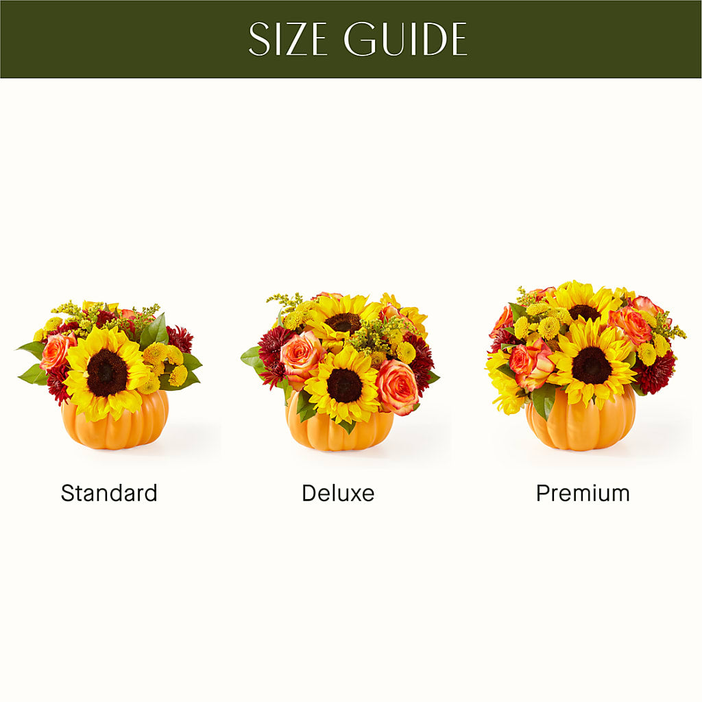 Golden Gourd Pumpkin Bouquet –  Blossom Street Florist, Lauderhill FL