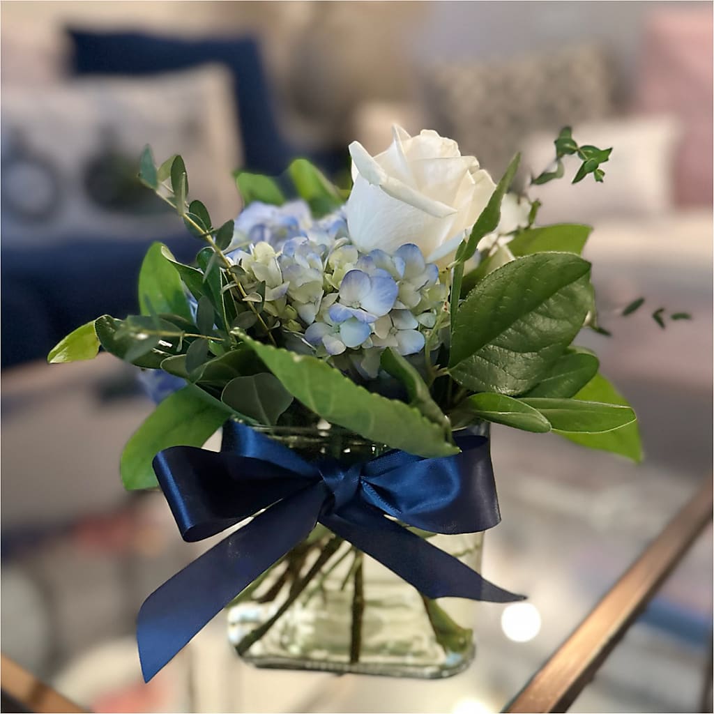 Sky Blue Delight Bouquet –  Blossom Street Florist, Lauderhill FL