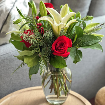 Sparkling Snowflakes Bouquet –  Blossom Street Florist, Lauderhill FL