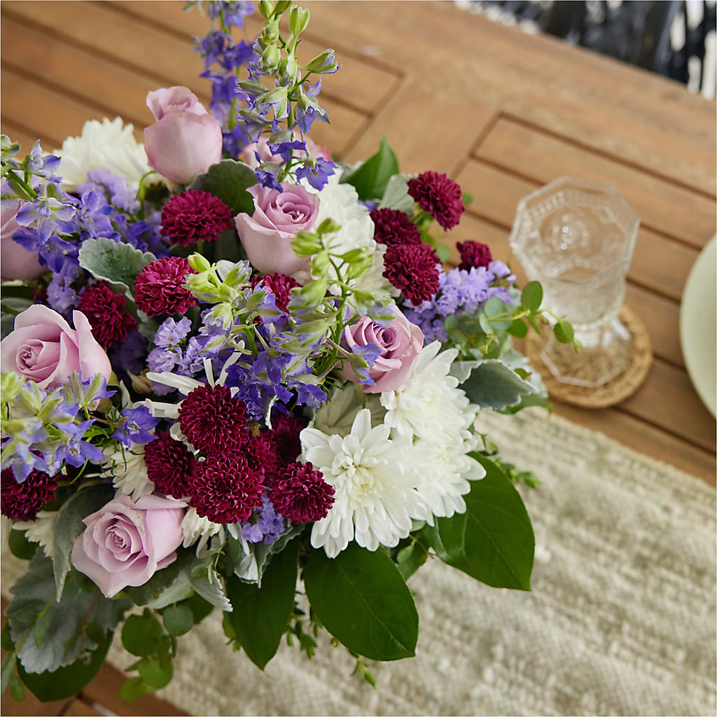 Violet Frost Bouquet –  Blossom Street Florist, Lauderhill FL