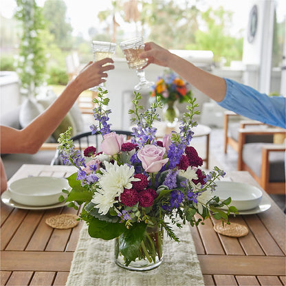 Violet Frost Bouquet –  Blossom Street Florist, Lauderhill FL