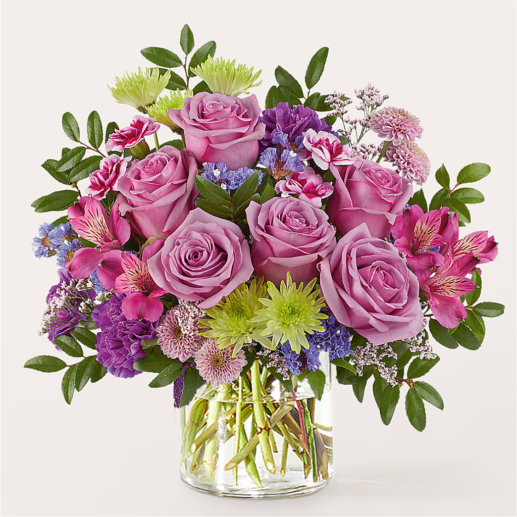 Glass Half Full Bouquet –  Blossom Street Florist, Lauderhill FL