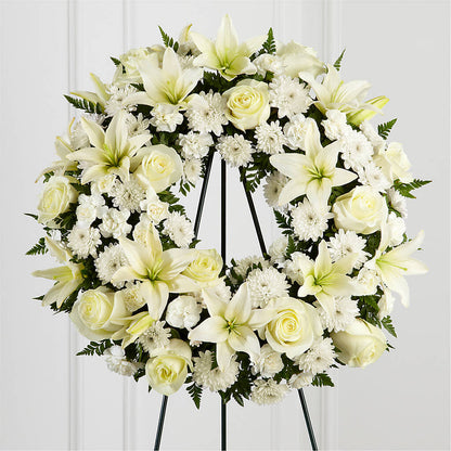 Treasured Tribute Wreath –  Blossom Street Florist, Lauderhill FL