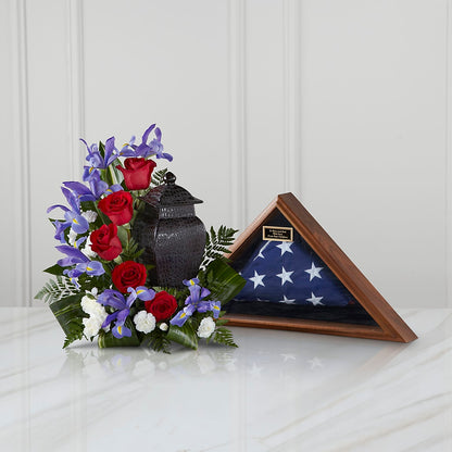 Patriotic Tribute Arrangement –  Blossom Street Florist, Lauderhill FL