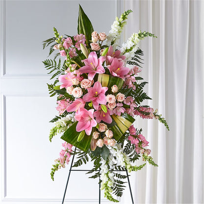 Elegant Embrace Standing Spray –  Blossom Street Florist, Lauderhill FL