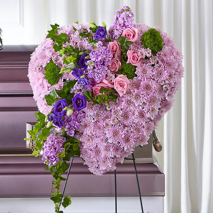 Treasured Love Standing Heart –  Blossom Street Florist, Lauderhill FL