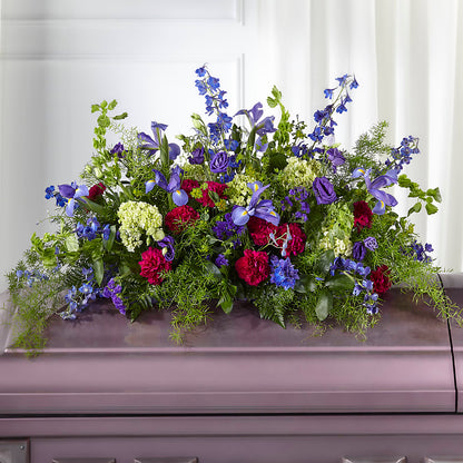 Always Treasured Casket Spray –  Blossom Street Florist, Lauderhill FL