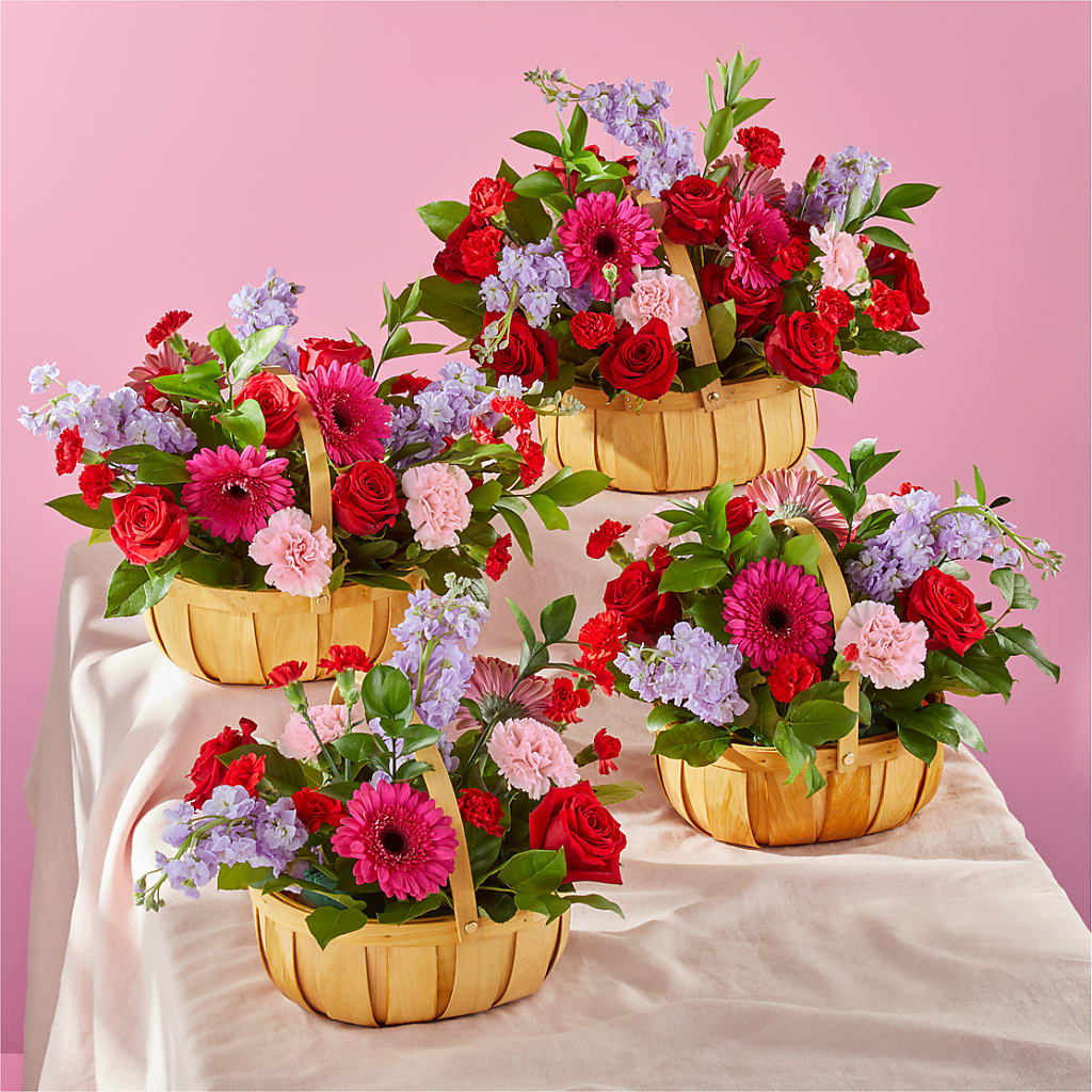 Pink Picnic Basket –  Blossom Street Florist, Lauderhill FL