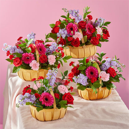 Pink Picnic Basket –  Blossom Street Florist, Lauderhill FL