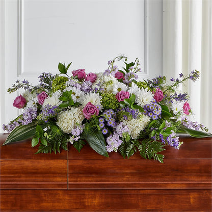 Meadows of Serenity Casket Spray –  Blossom Street Florist, Lauderhill FL