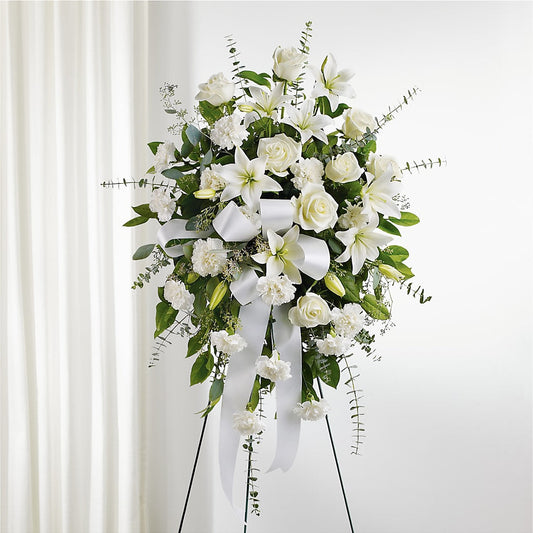 With Care Standing Spray –  Blossom Street Florist, Lauderhill FL