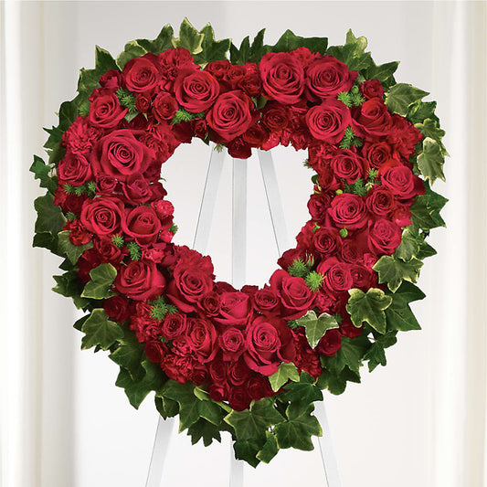 Wholehearted Standing Spray –  Blossom Street Florist, Lauderhill FL