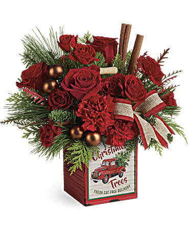 Merry Vintage Christmas Bouquet