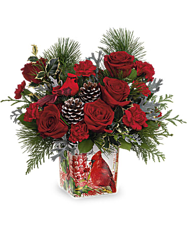 Cardinal Cheer Bouquet