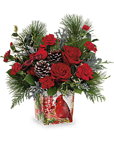 Cardinal Cheer Bouquet