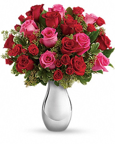 True Romance Bouquet with Red Roses