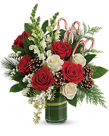 Festive Pines Bouquet –  Blossom Street Florist, Lauderhill FL