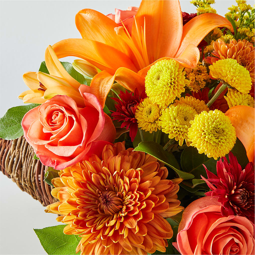 Bouquet of Blessings Cornucopia –  Blossom Street Florist, Lauderhill FL