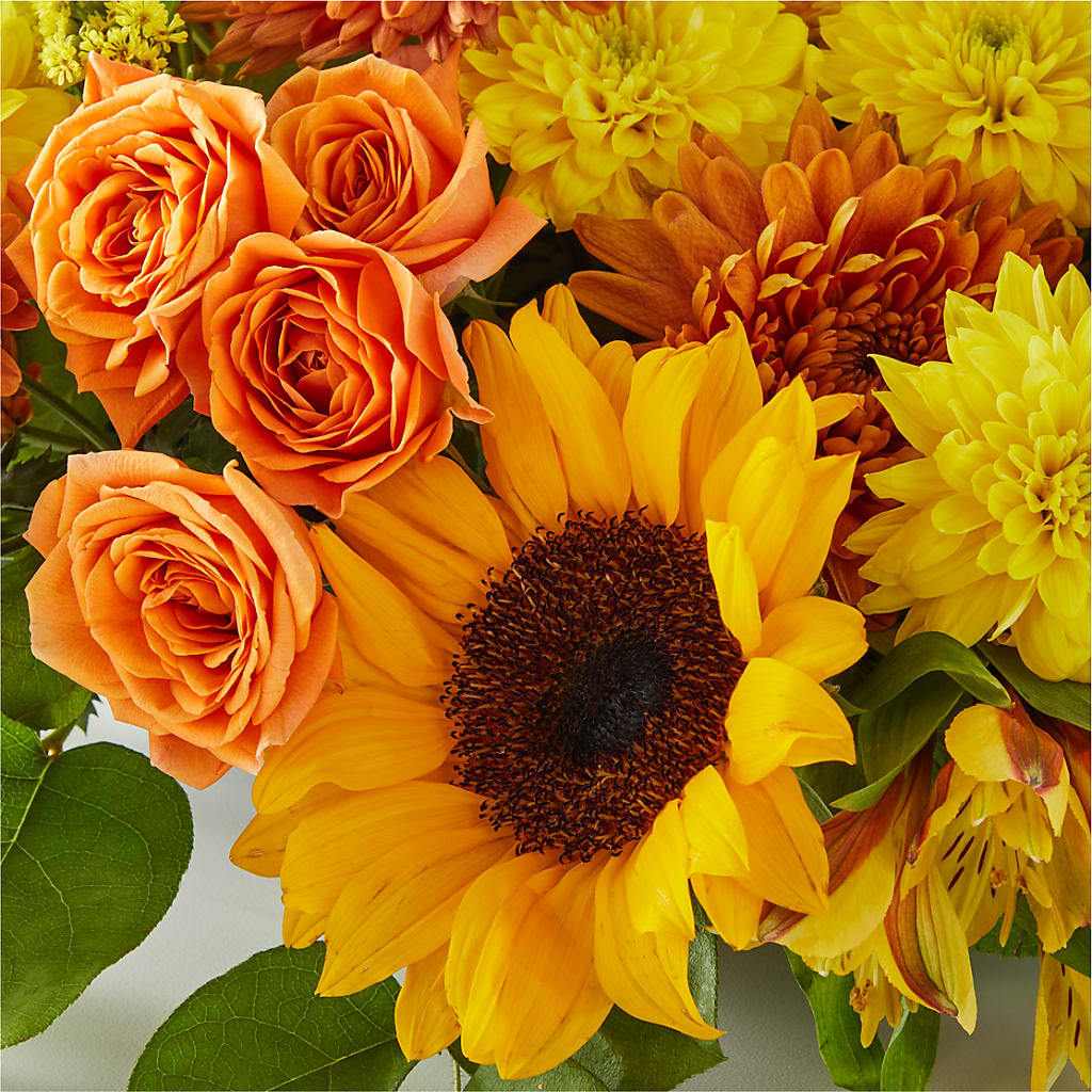 Autumn Harmony Centerpiece –  Blossom Street Florist, Lauderhill FL