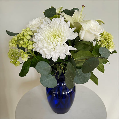 Snowy Dreams Bouquet –  Blossom Street Florist, Lauderhill FL