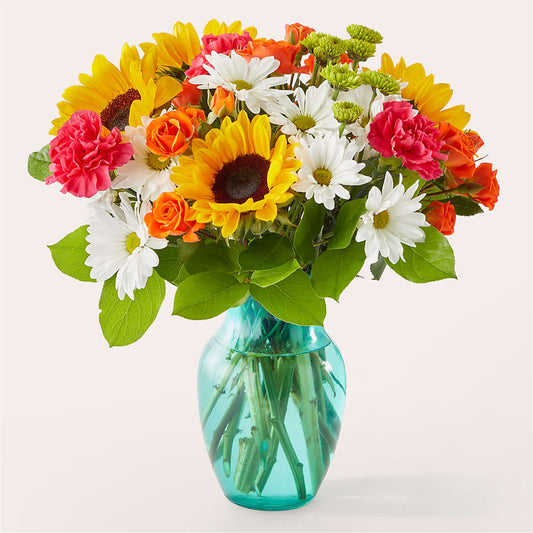 Sun-drenched Blooms Bouquet –  Blossom Street Florist, Lauderhill FL