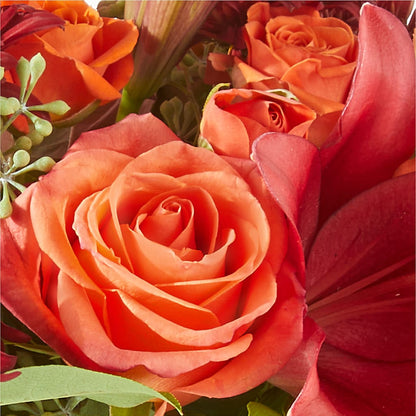 Crimson Leaves Bouquet –  Blossom Street Florist, Lauderhill FL