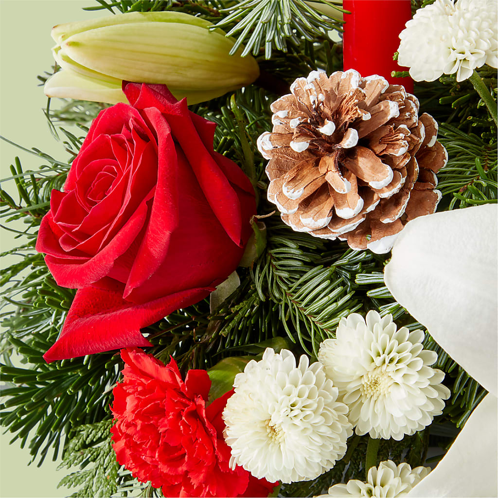 Seasonal Festivities Centerpiece –  Blossom Street Florist, Lauderhill FL
