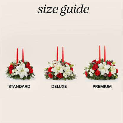 Seasonal Festivities Centerpiece –  Blossom Street Florist, Lauderhill FL