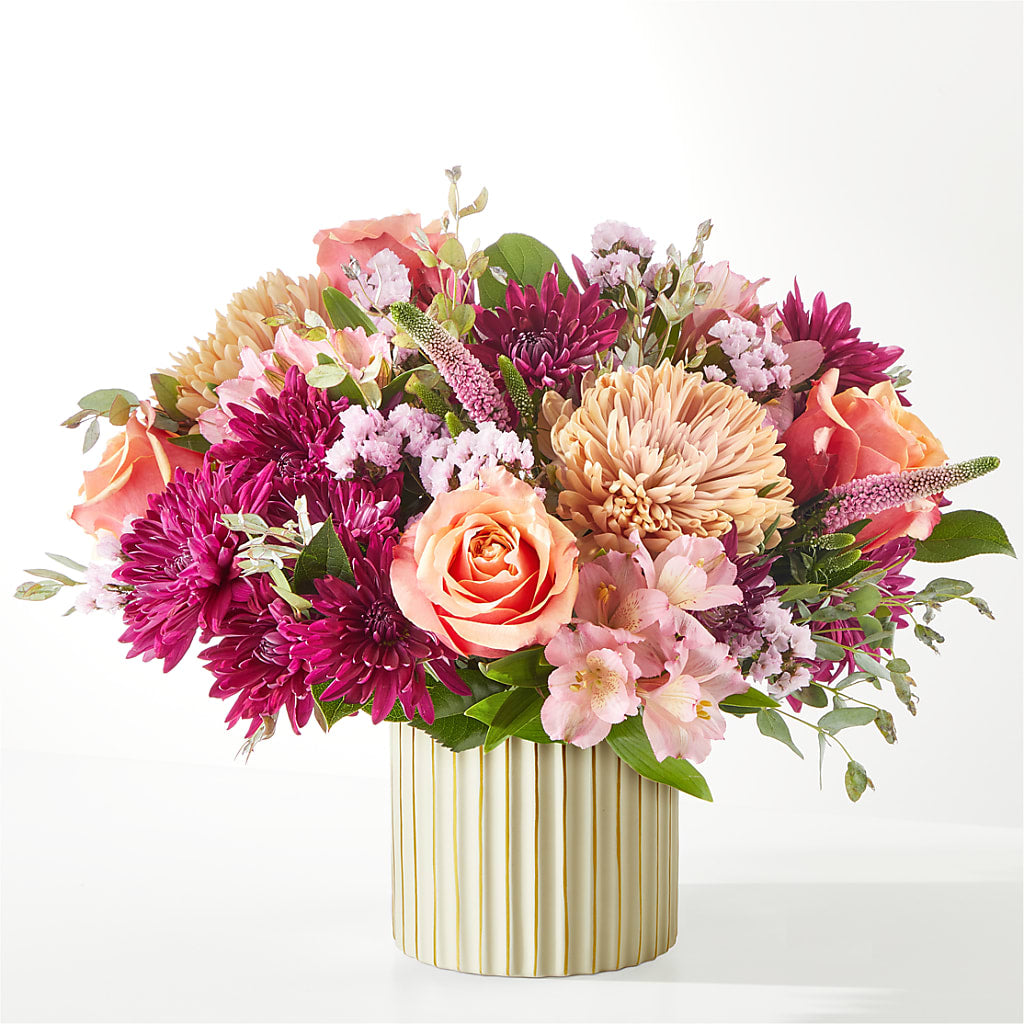 Berry Cobbler Bouquet with Ivory Vase –  Blossom Street Florist, Lauderhill FL