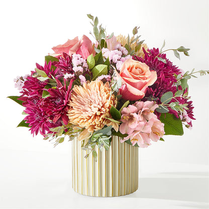 Berry Cobbler Bouquet with Ivory Vase –  Blossom Street Florist, Lauderhill FL