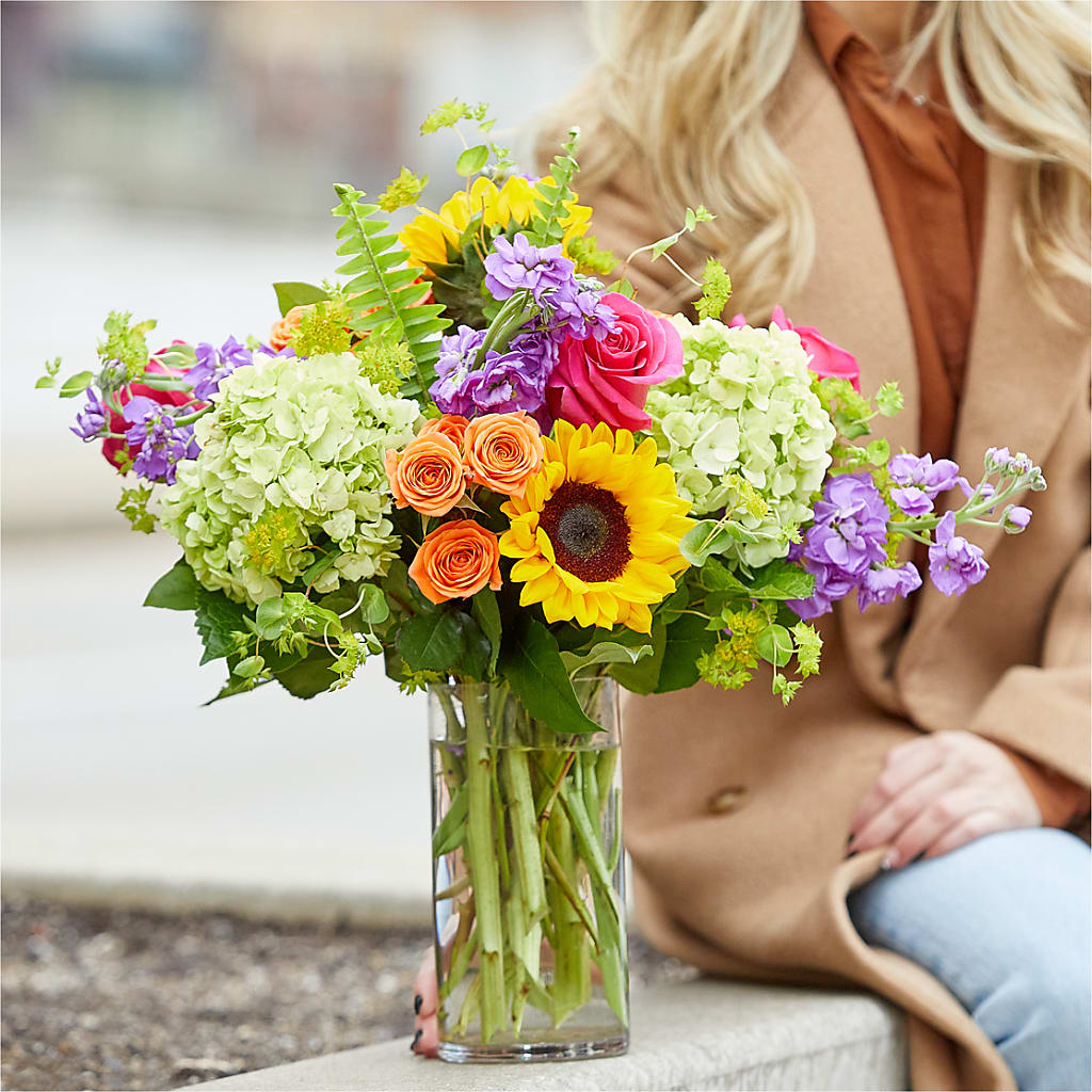 Vibrant Greetings Bouquet –  Blossom Street Florist, Lauderhill FL