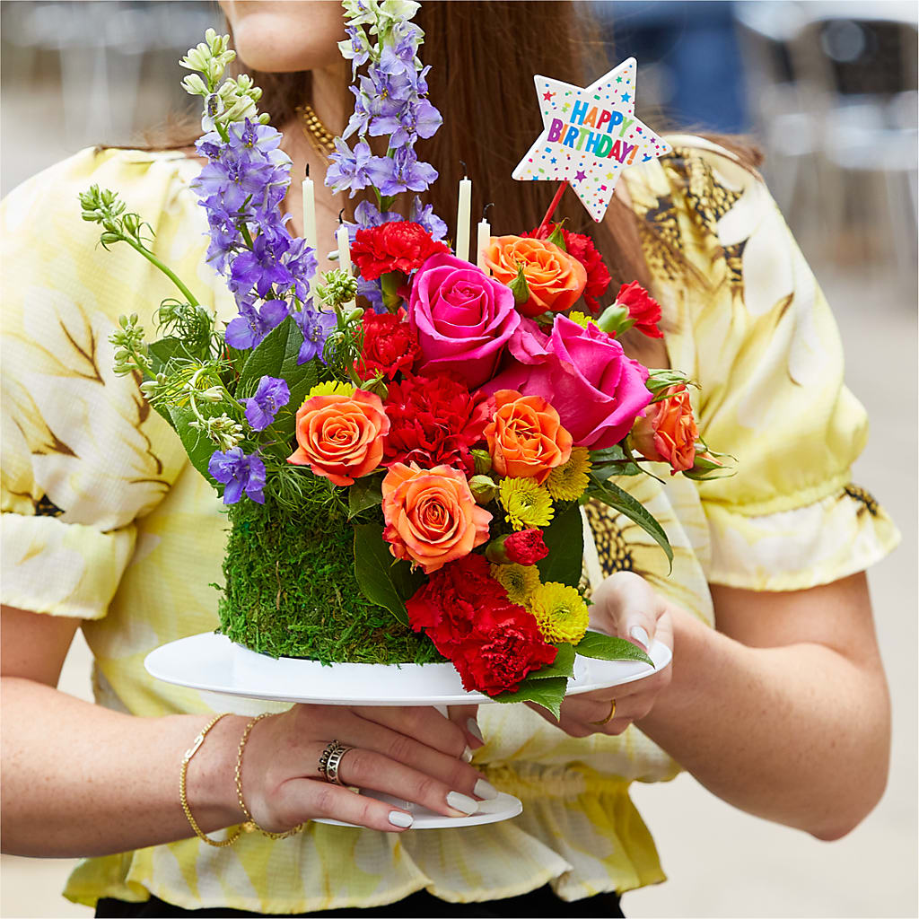 Best Year Yet Floral Cake –  Blossom Street Florist, Lauderhill FL