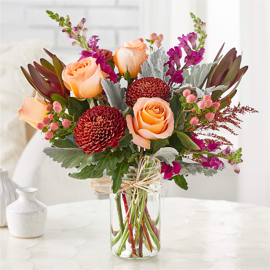 Moody Hues Bouquet –  Blossom Street Florist, Lauderhill FL