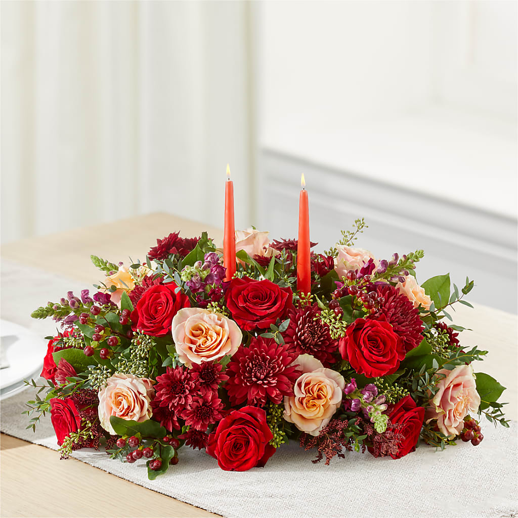 Most Thankful Centerpiece –  Blossom Street Florist, Lauderhill FL