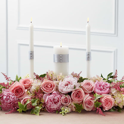 Worldwide Romance Unity Candle Arrangement –  Blossom Street Florist, Lauderhill FL