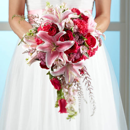 Lily & Rose Bouquet –  Blossom Street Florist, Lauderhill FL