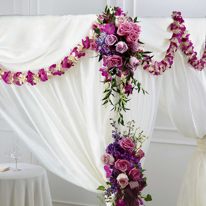 Color & Light Chuppah Decor –  Blossom Street Florist, Lauderhill FL