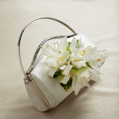 White Purse Decor –  Blossom Street Florist, Lauderhill FL